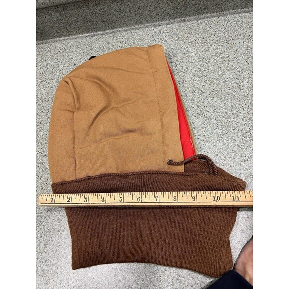 Vintage Carhartt Duck Hood Brown Red Quilt Lined Outdoor Workwear USA Made HQ106 - Picture 8 of 8